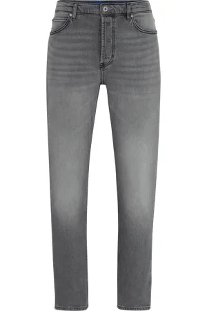 HUGO BOSS Mens Tapered-Fit Jeans in Denim - Size 34W/32L