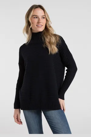 French Connection Womens Mozart Ribbed High Neck Jumper - Size X-Small