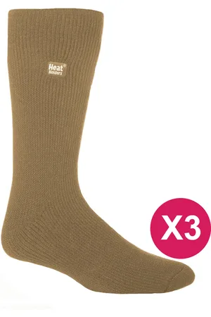 Heat Holders 3 Pack Multipack Mens Insulated Thermal Socks for Winter - - Size UK 6-11
