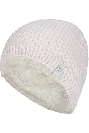 Heat Holders Womens - Ladies Knit Fleece Lined Warm Thermal Beanie Hat - - One Size
