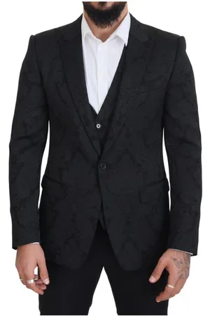 Dolce & Gabbana Mens Floral Brocade 2 Piece MARTINI Suit material_polyester - Size IT 50 (Mens)