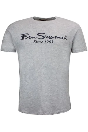 Ben Sherman Script Logo Mens T-Shirt Cotton - Size Small