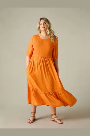 Live Unlimited London Womens Smock Midi Dress - Size 26 UK