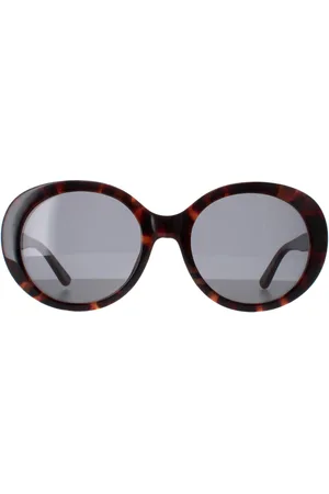 Karen Millen Oval Womens Dark Tortoise Grey KM5051 - - One Size
