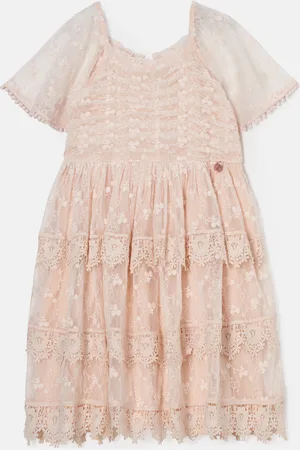 Angel & Rocket Girls Annabelle Vintage Lace Mesh Dress - Size 3Y