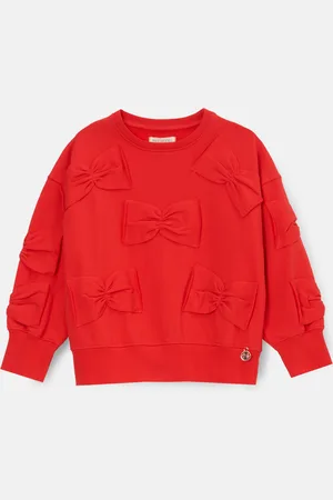 Angel & Rocket Girls Riley Bow Sweatshirt - Size 7-8Y
