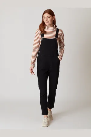 Thought Womens The Essential Organic Cotton Dungarees - - Size 10 UK