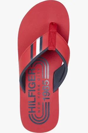 Tommy Hilfiger RWB PADDED Mens Flip Flops Primary - Size UK 9