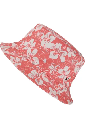 Regatta Childrens Unisex Childrens/Kids Crow Floral Canvas Bucket Hat (Shell ) Cotton - Size 7-8Y