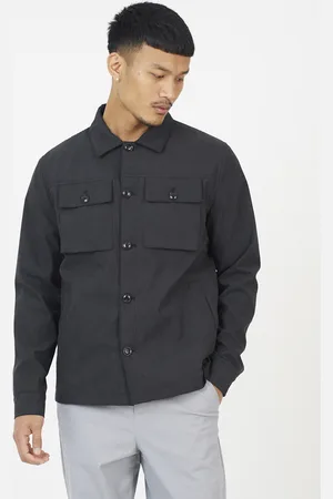 Brave Soul Mens Button Through Shacket - Size Medium