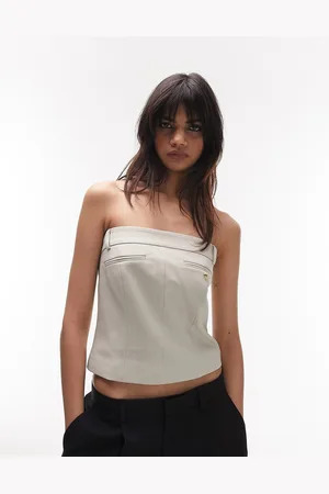 Topshop Womens co-ord trouser detail corset top in - Size 12 UK