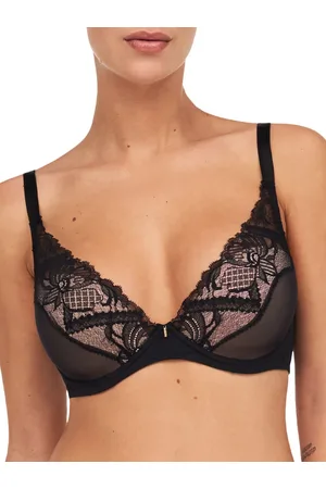 Chantelle Womens Orangerie Dream Plunge T-Shirt Bra - Nylon - Size 30DD
