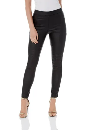 Roman Womens Faux Leather Pull On Elastic Waist Trousers - - Size 14 UK