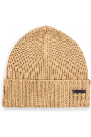 HUGO BOSS Fati Mens Beanie - Wool - One Size