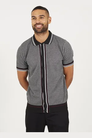 Brave Soul Mens Knitted Short Sleeve Shirt - Size Small
