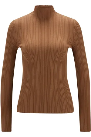 HUGO BOSS Womens Sharimy Sweater in Cotton - Size 10 UK