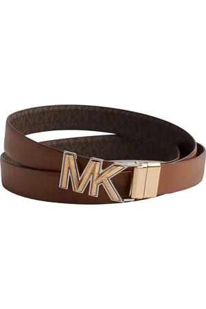 Michael Kors Womens Reversible Thin Leather Belt 558786 for Women - - Size Small