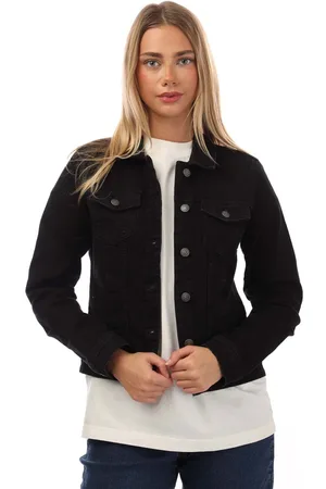 ONLY Womens Wonder Denim Jacket in Cotton - Size UK 12-14 (Womens)