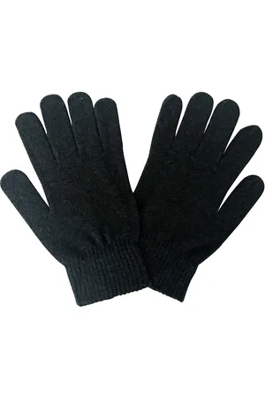 Sock Snob Adult Mens Thin Knitted Winter Warm Magic Thermal Wool Gloves - Spandex - One Size