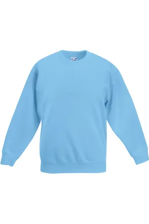 Fruit Of The Loom Boys Kids Unisex Premium 70/30 Sweatshirt (Sky ) - Size 14-15Y