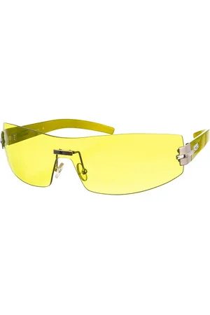 Exte Womens Rectangular shaped acetate sunglasses EX-69-S-0C1 women - - One Size