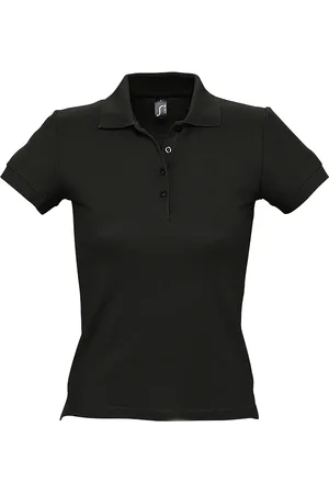 Sols Womens/Ladies People Pique Short Sleeve Cotton Polo Shirt - Size Large