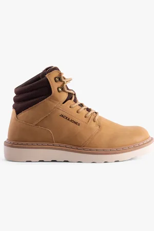 JACK & JONES OHIO PU Mens Boots Honey - - Size UK 10