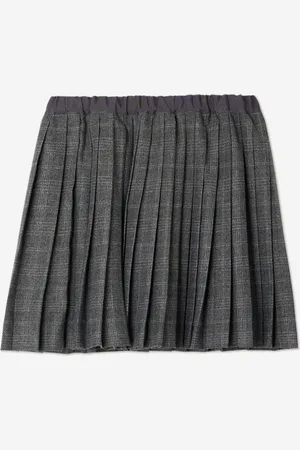 BONPOINT Girls Jais Checkered Skirt in - Size 10Y