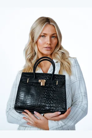 SVNX Womens Croc Buckle Top Handle Bag in - One Size