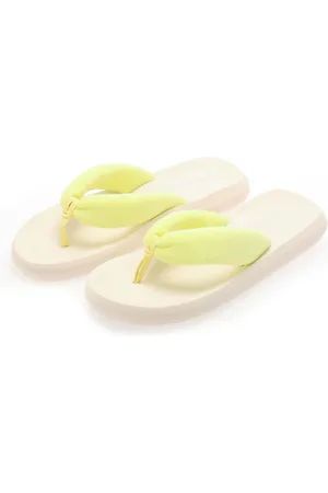 Rocket Dog Womens Sunset Puff Flip Flops in Textile - Size UK 7