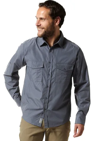 Craghoppers Mens Kiwi Long Sleeved Shirt - - Size 2XL