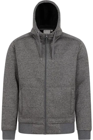 Mountain Warehouse Mens Nevis II Faux Fur Hoodie - Size 4XL