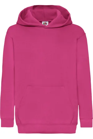 Fruit Of The Loom Childrens Unisex Hooded Sweatshirt / Hoodie - Size 5-6Y