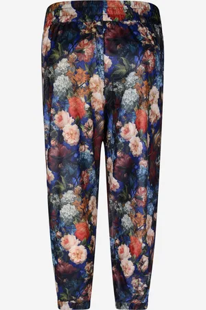 Molo Girls Trousers - Floral Soft Pants - - Size 14Y