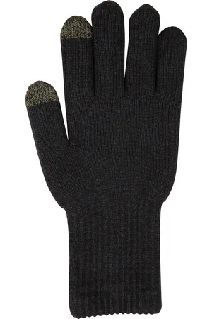 Mountain Warehouse Mens Gripped Waterproof Knitted Winter Gloves - Size Small
