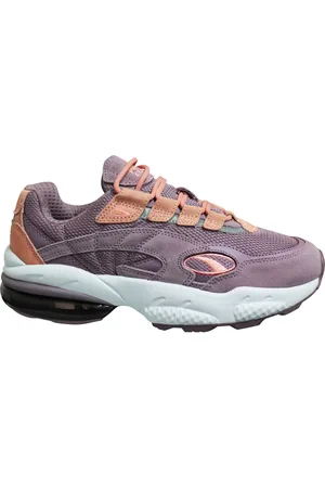 PUMA Cell Venom Chunky Lilac Peach Low Lace Up Casual Unisex Trainers 369354 07 - Textile - Size UK 3