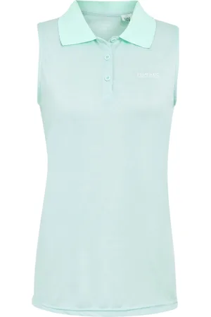 Regatta Womens/Ladies Tima II Sleeveless Polo Shirt (Icy Morn) - - Size 12 UK