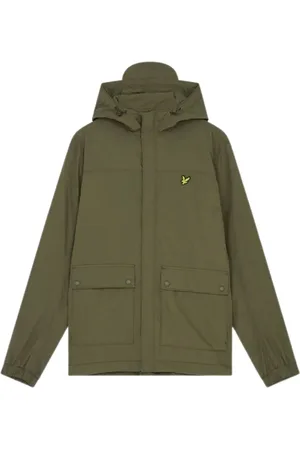 Lyle & Scott Mens Hooded Pocket Jacket Nylon - Size Large