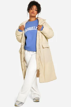 Boohoo Womens Plus Maxi Padded Parka - - Size 16 UK
