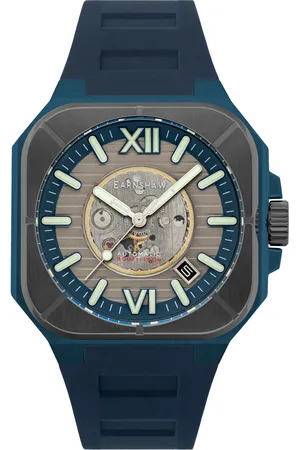 THOMAS EARNSHAW Mens Armoury Skeleton Automatic Watch - Pu - One Size