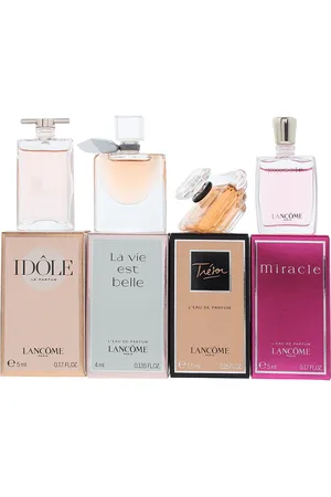 Lancôme Womens Mini Gift Set: Idole Eau De Parfum 5ml - La Vie Est Belle Eau De 4ml - Tresor Eau De 7.5ml - Miracle Eau De 5ml - - One Size