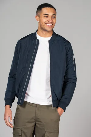 Tokyo Laundry Mens Bomber Jacket With Zip Fastening - Size Large