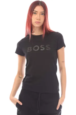 HUGO BOSS Womens Eventsa4 Regular-Fit T-Shirt in - Size 8 UK