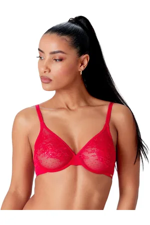 Gossard Womens 13001 Glossies Lace Sheer Bra - Elastane - Size 32FF