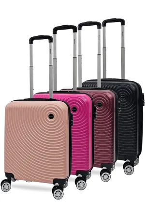 Infinity Unisex Hard Shell Cabin 8 Wheel Luggage Case Travel Bag - - One Size