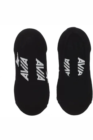 AviÃ Unisex Essentials Training Invisible Liner AV002 Pack-2 Socks - - Size UK 4-7