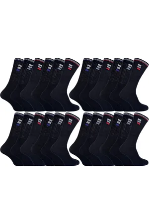 Sock Snob 24 Pairs Multipack Mens Classic Sport Breathable Socks - - Size UK 6-11