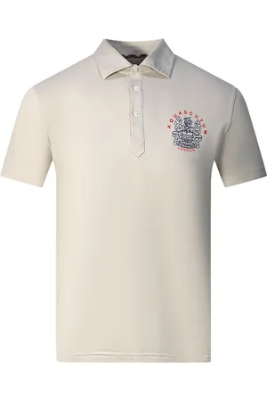 Aquascutum Mens Aldis London Logo Polo Shirt - Size Medium