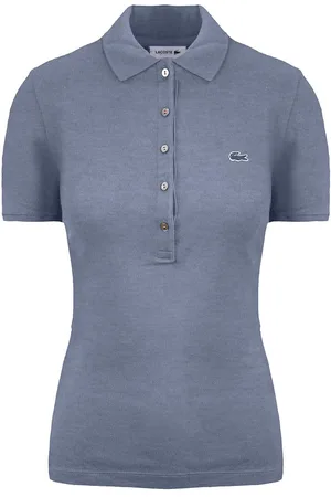 Lacoste Mens Neptune Chine Slim Fit Short Sleeve Polo Shirt PF7845_4D3 - Cotton - Size 8 UK