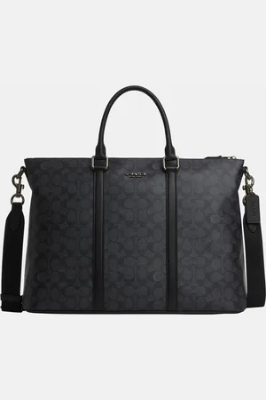 Coach Mens Caleb Work Bag in Signature - - One Size